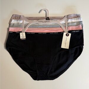 🆕LAURA ASHLEY COTTON SPANDEX PANTIES SZ XL